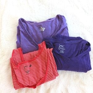 🌷3/15🌷 Just My Size bundle of three short sleeve tees size 4X